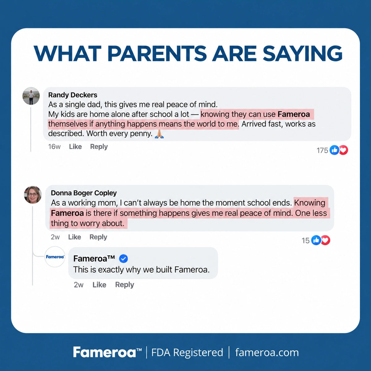 Fameroa™ One-Touch Anti-Choking Device