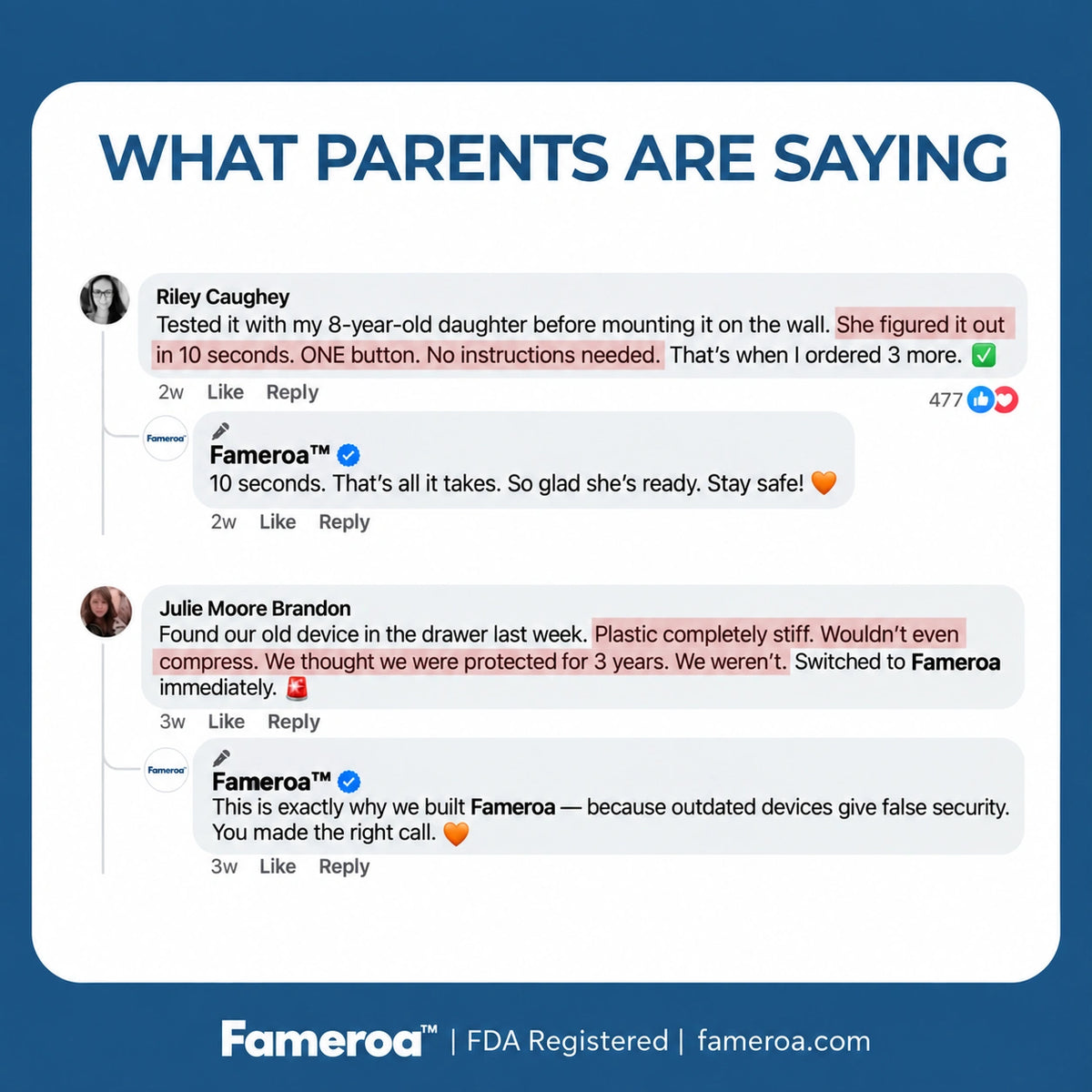 Fameroa™ One-Touch Anti-Choking Device